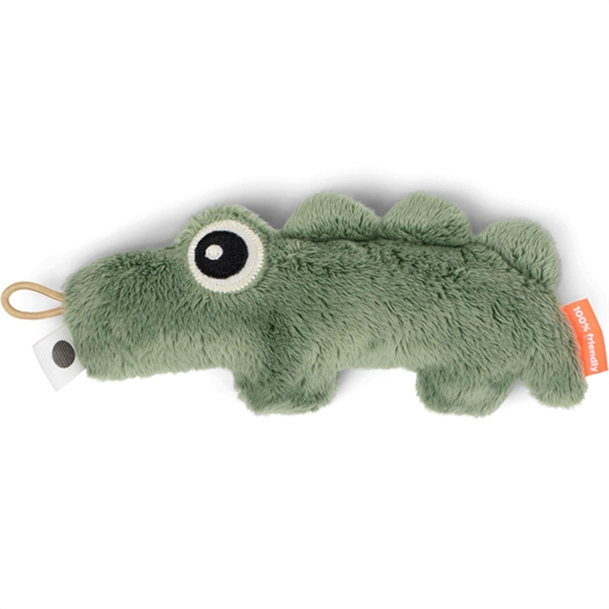 Done by Deer Tiny Sensory Rattle Croco Green
