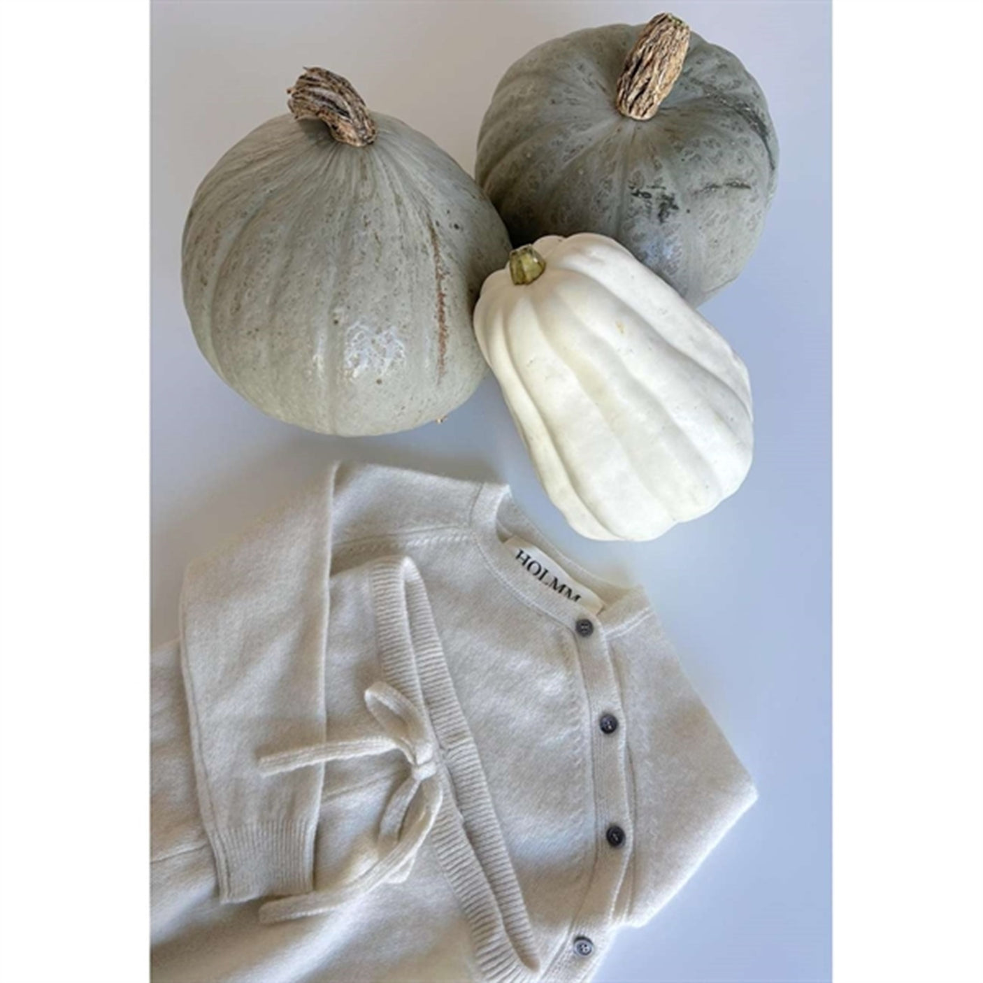 HOLMM Natural Doppio Cashmere Knit Suit