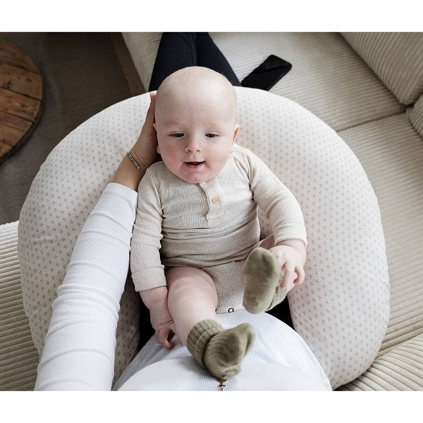 Pine Cone Nursing Pillow Nora Natura Dot