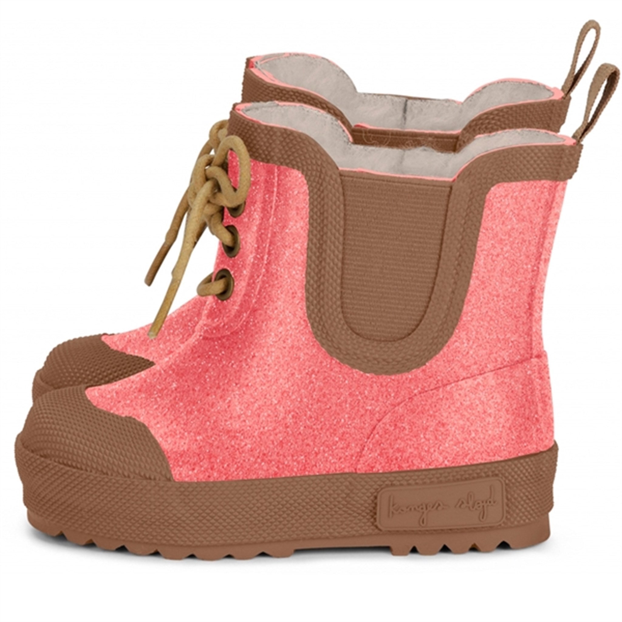 Konges Sløjd Thermo Boots Glitter Strawberry Pink