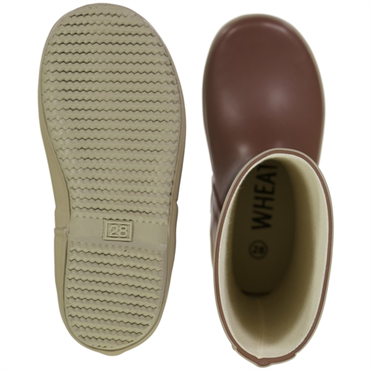 Wheat Rubber Boots Alpha Dry Clay