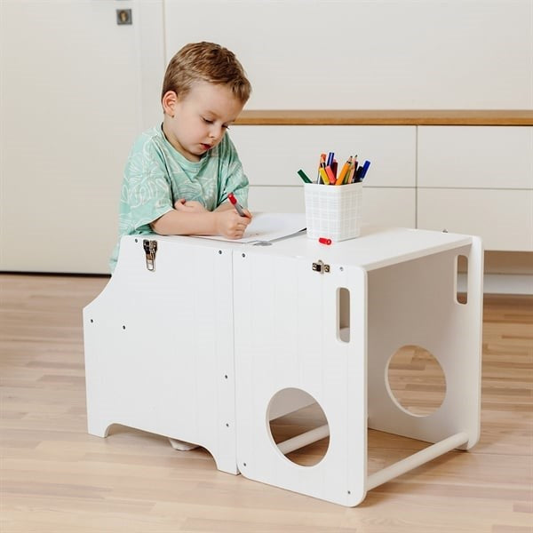 Duck Woodworks Space X Foldable Kitchen Tower White