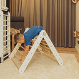 Duck Woodworks Climbing Triangle Floor Set White