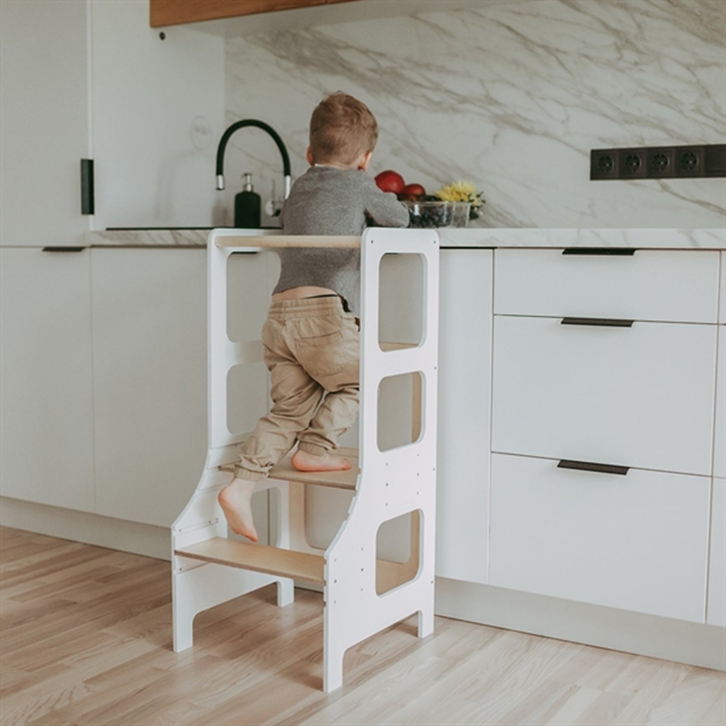 Ferm Living Up Step Stool Cashmere 4