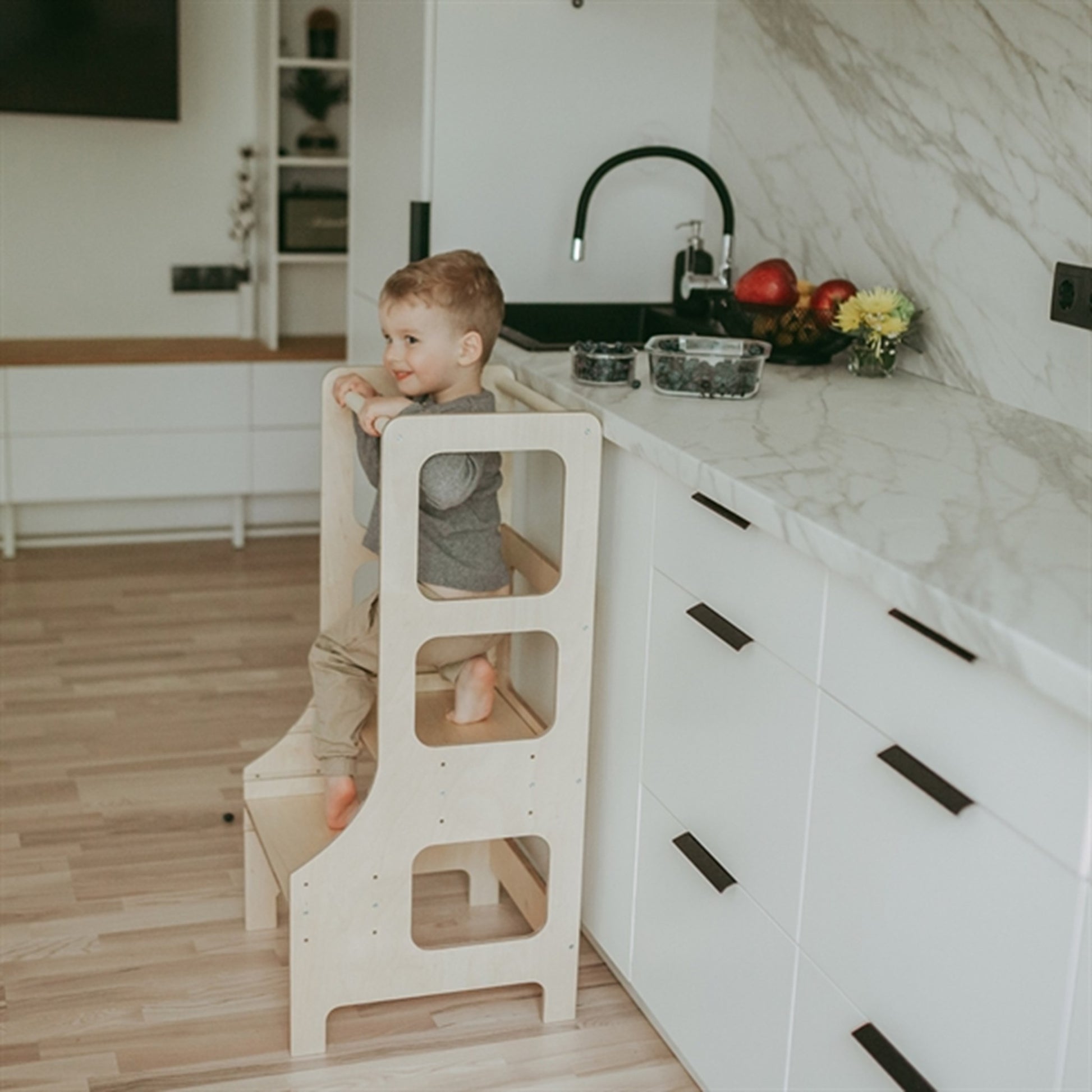 Ferm Living Up Step Stool Cashmere 2