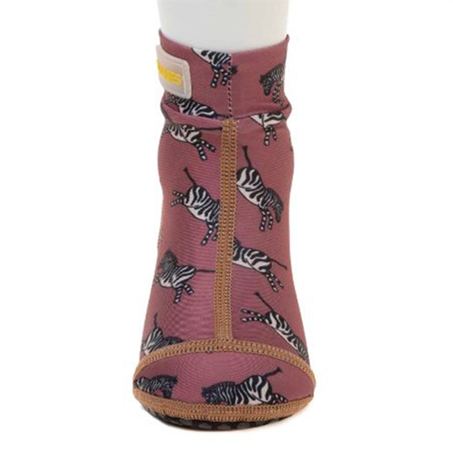 Duukies Beachsocks Zebra Raspberry