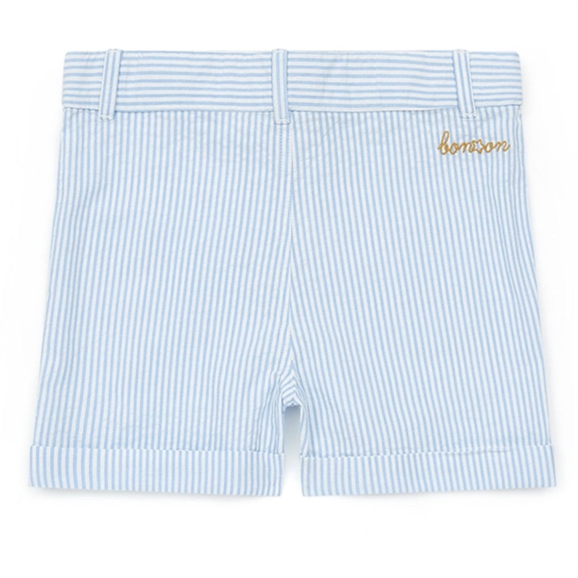 BONTON Rayure Bleue Shorts