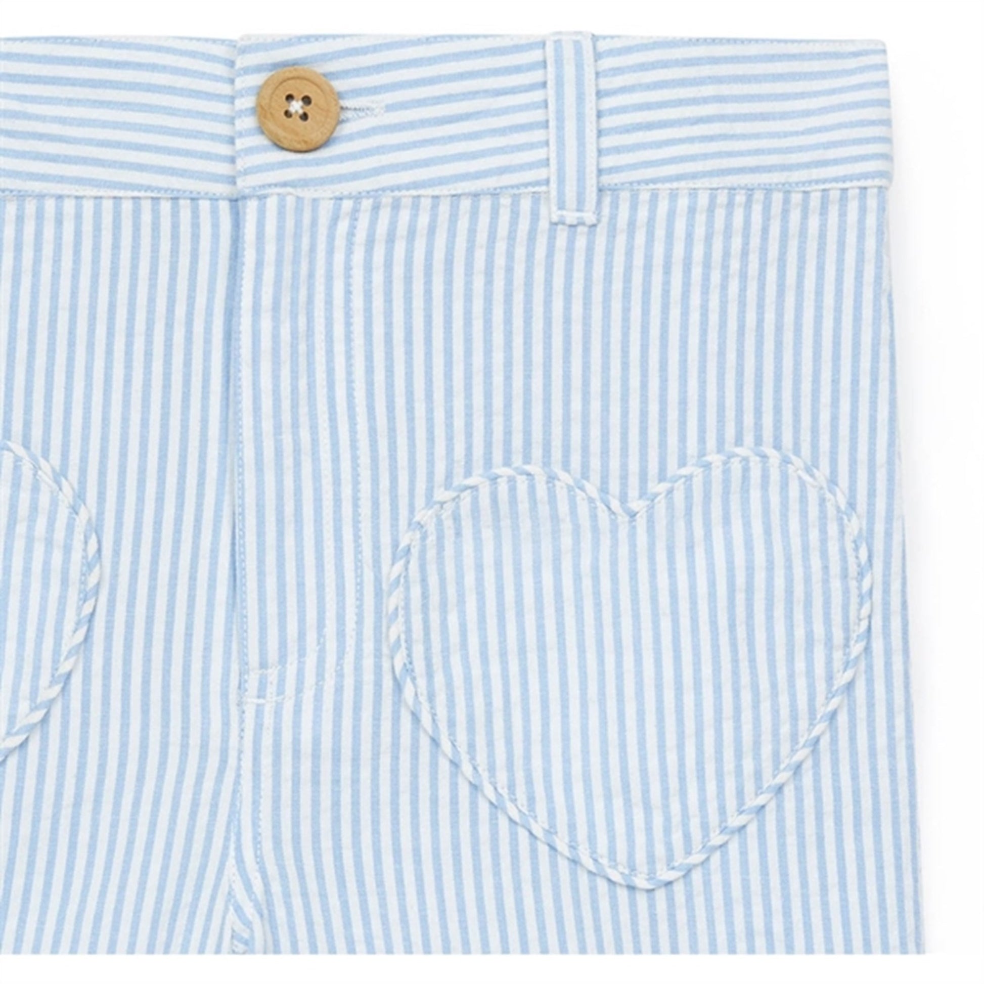 BONTON Rayure Bleue Shorts