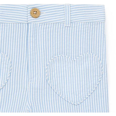 BONTON Rayure Bleue Shorts