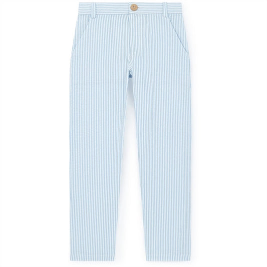 BONTON Rayure Bleue Pants