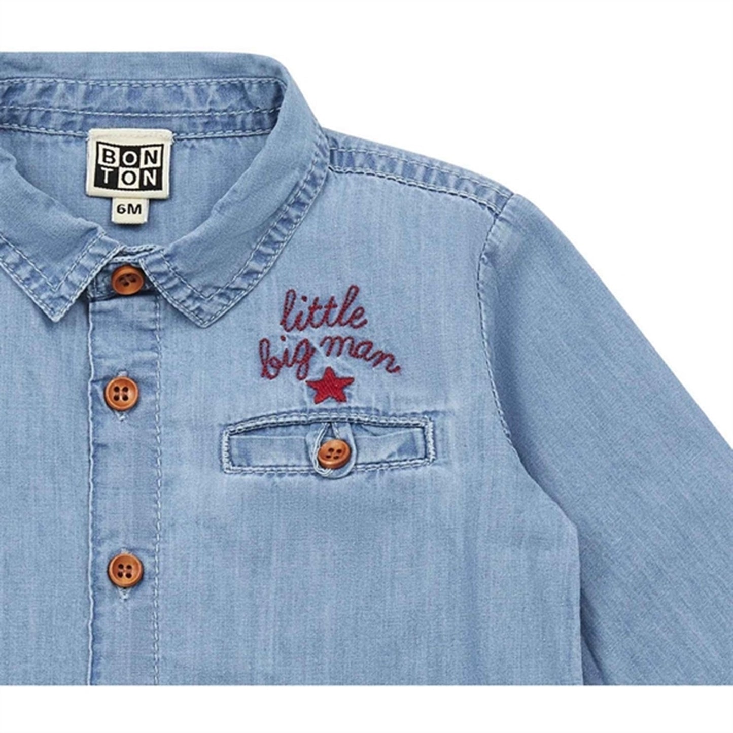 BONTON Denim Clair Baby Blouse