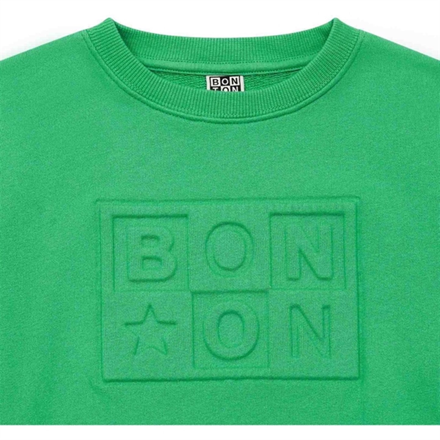 BONTON Vert Chemise Sweatshirt