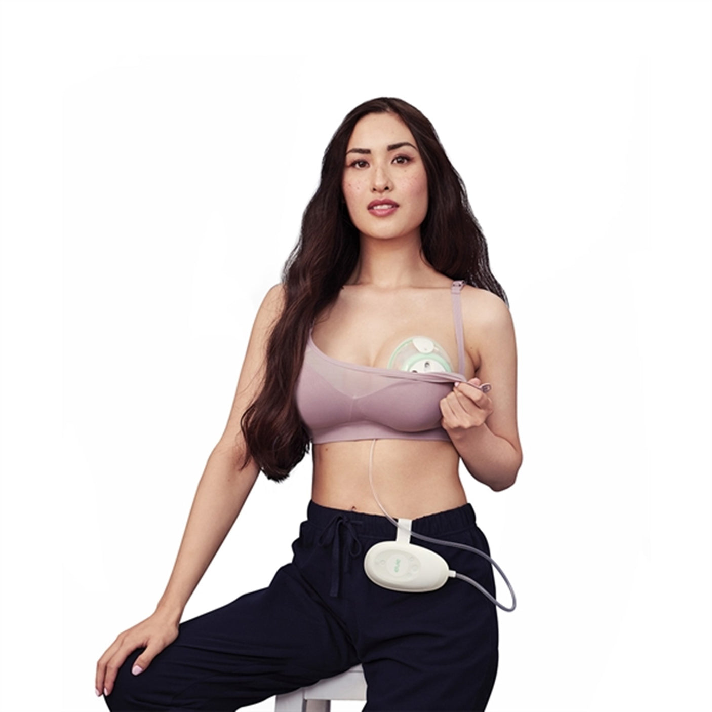 Elvie Breast Pump Stride Single White