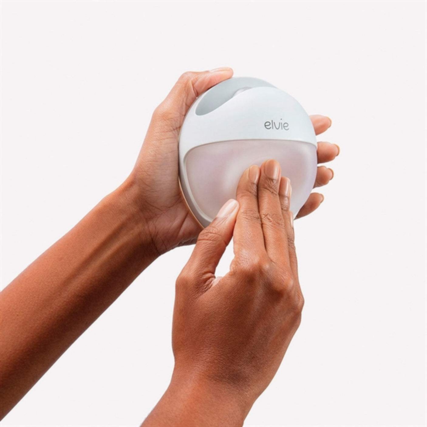 Elvie Breast Pump Curve White/Clear