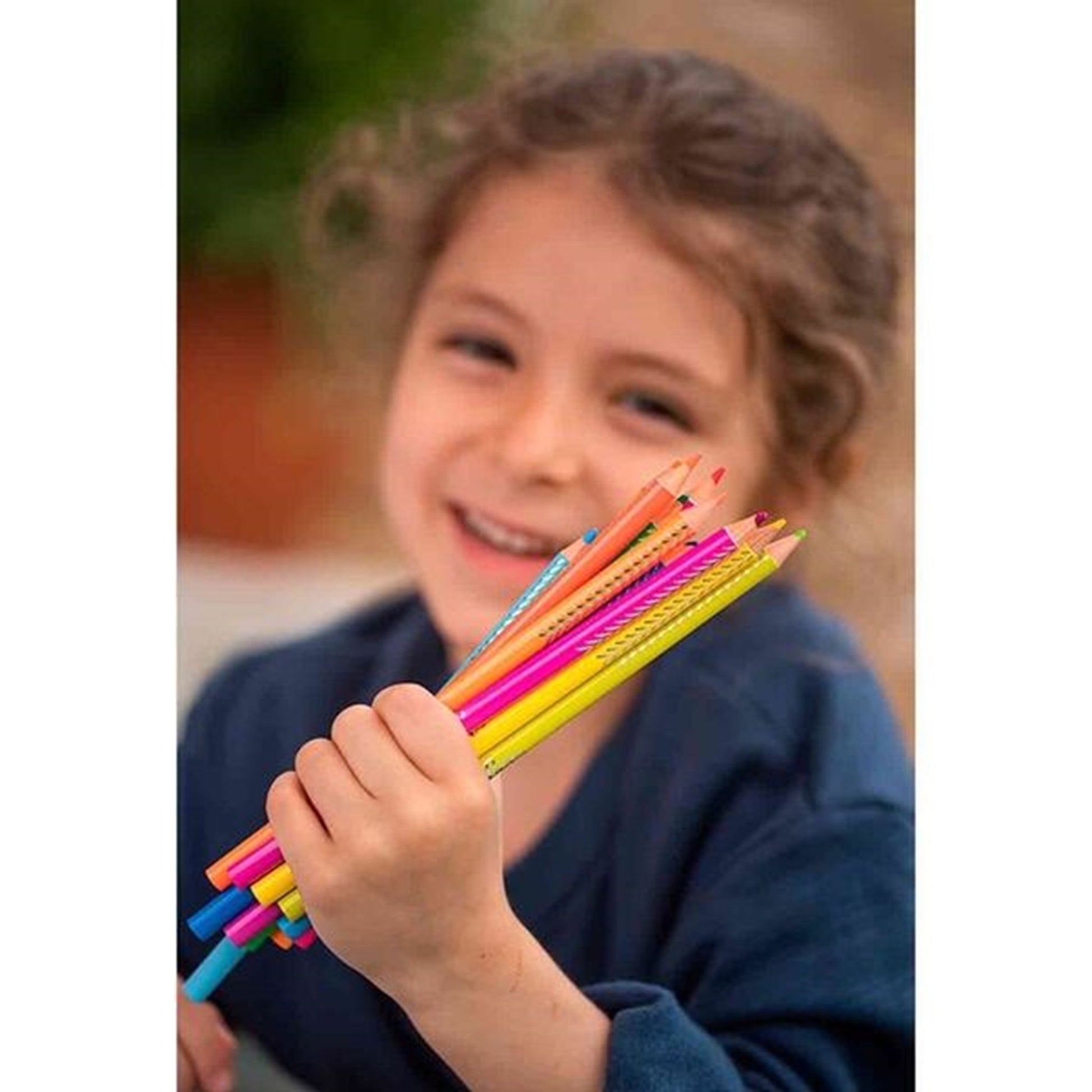 Eeboo 12 Neon Pencils - Positivity