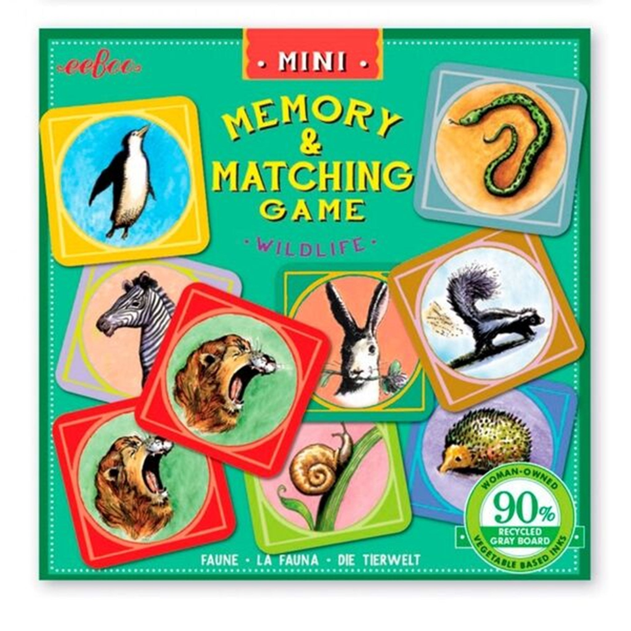 Buy Eeboo Miniature Memory Game - Wild Life | Luksusbaby