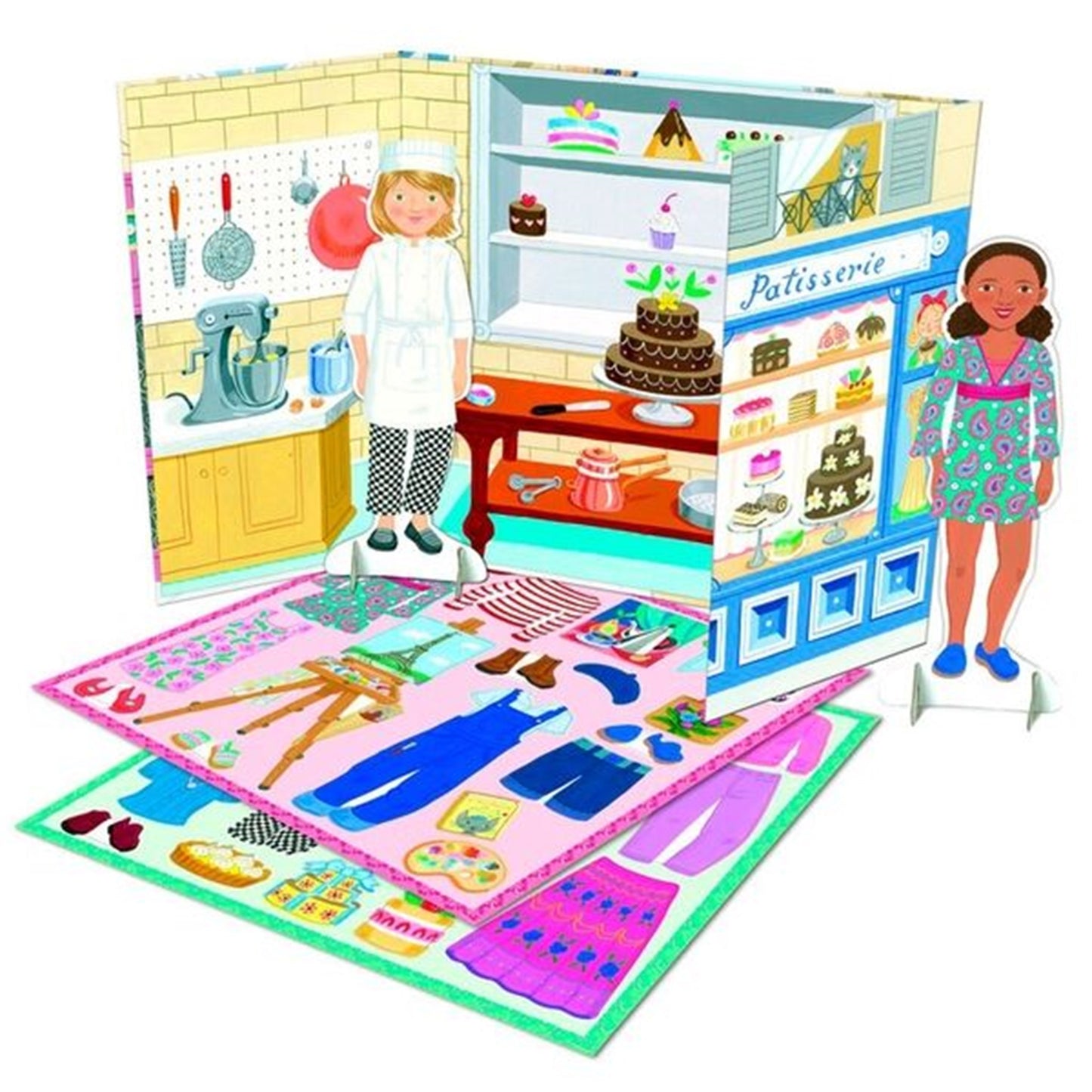 Eeboo Paper Dolls - Baker and Painter 4
