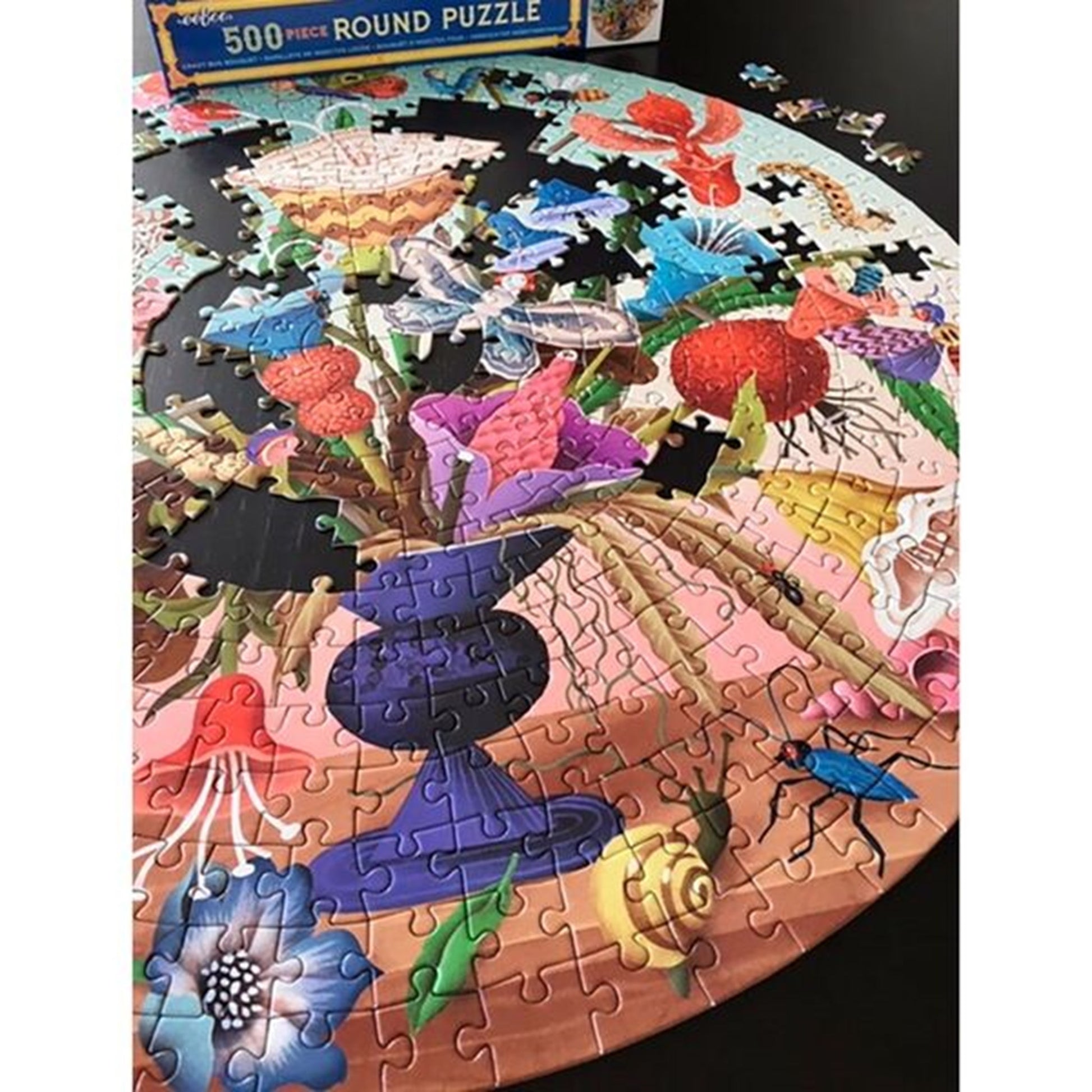 Eeboo Puzzle 500 Pieces - Crazy Bug Bouquet