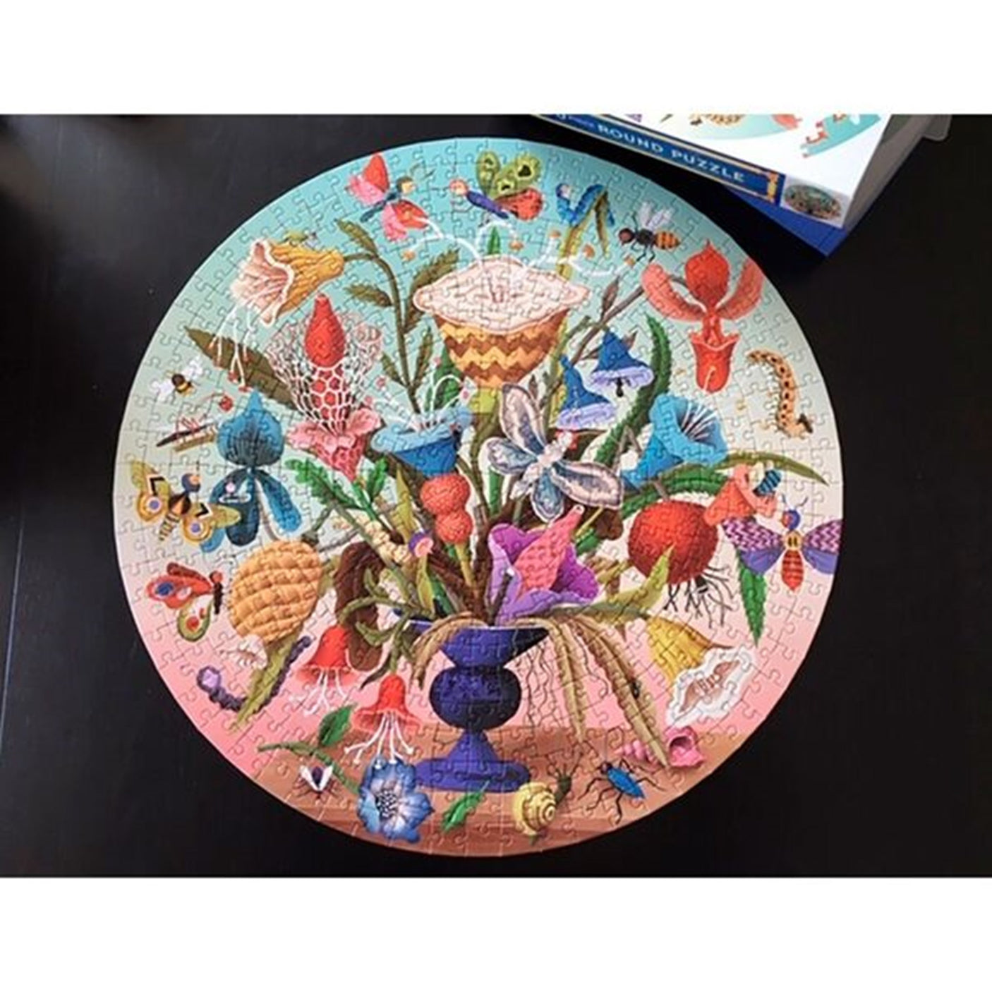 Eeboo Puzzle 500 Pieces - Crazy Bug Bouquet