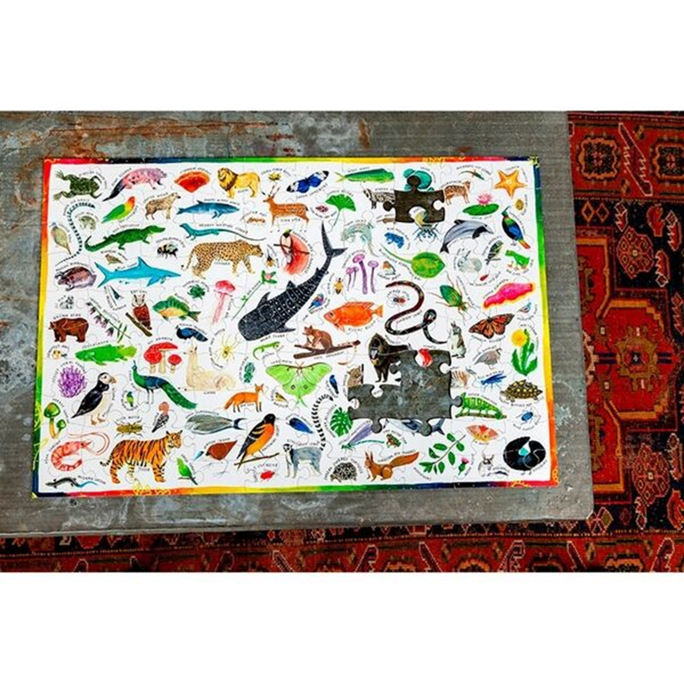 Eeboo Puzzle 100 Pieces - Animals in the World