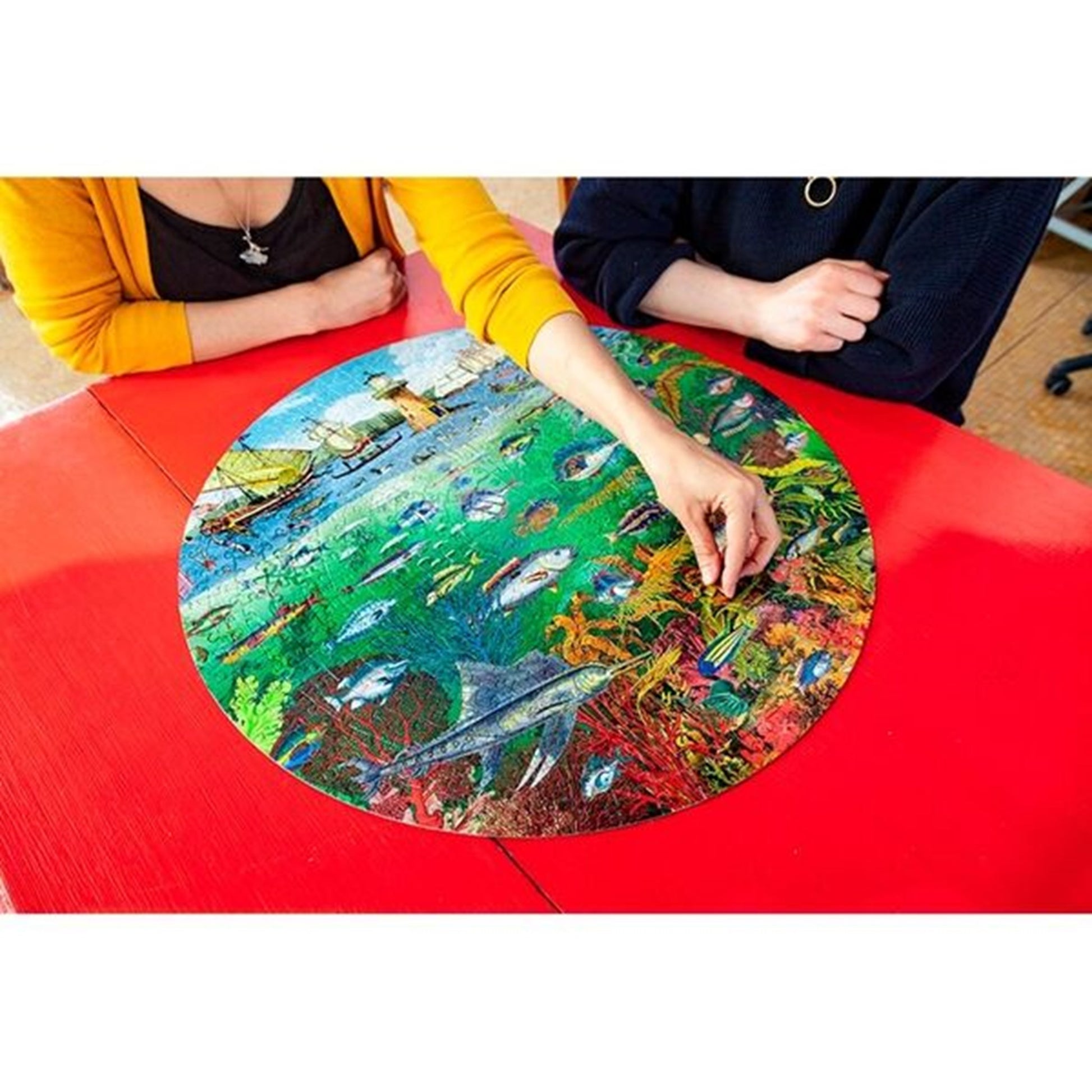 Eeboo Puzzle 500 Pieces - Fish and Boats