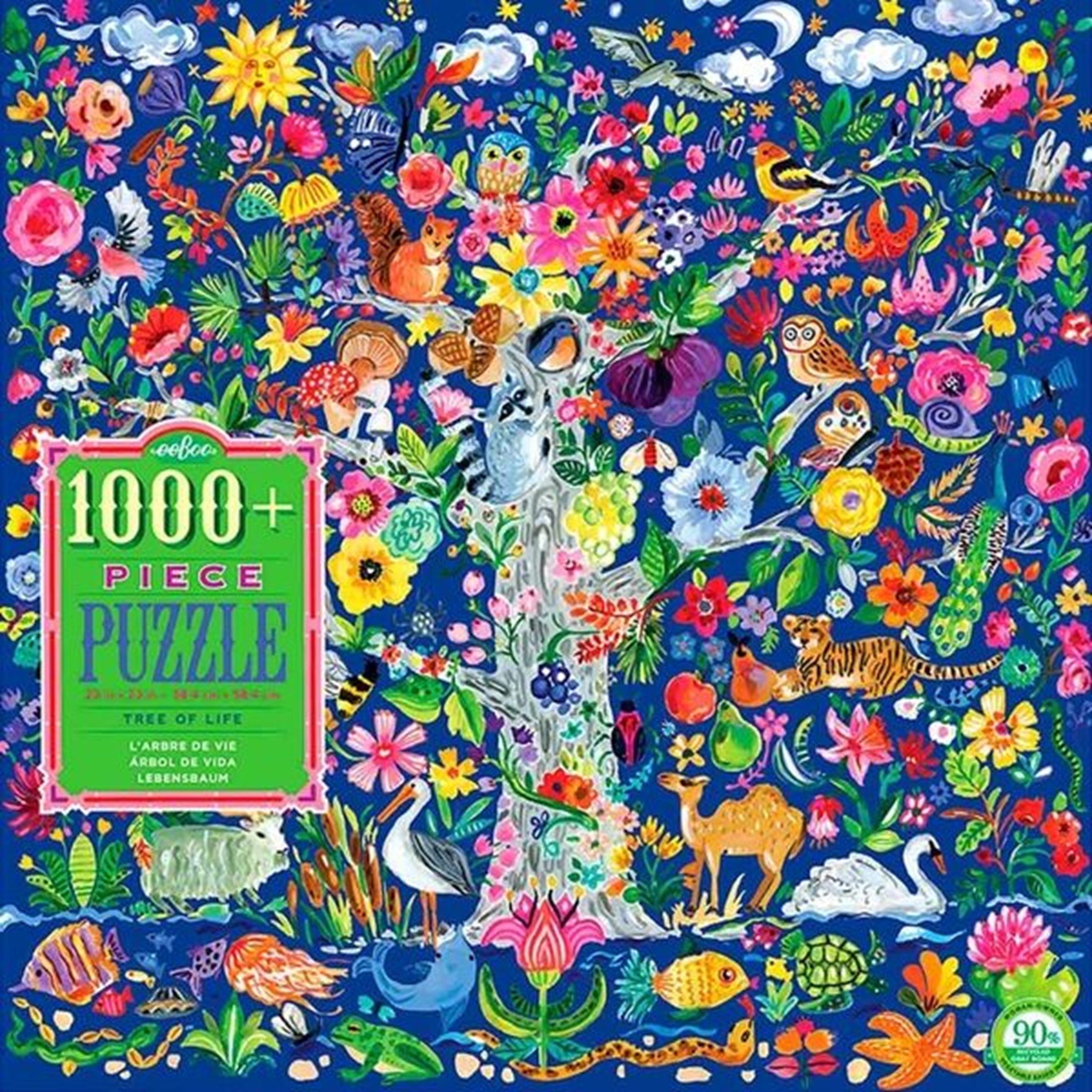 Eeboo Puzzle 1000 Pieces - Tree of Life