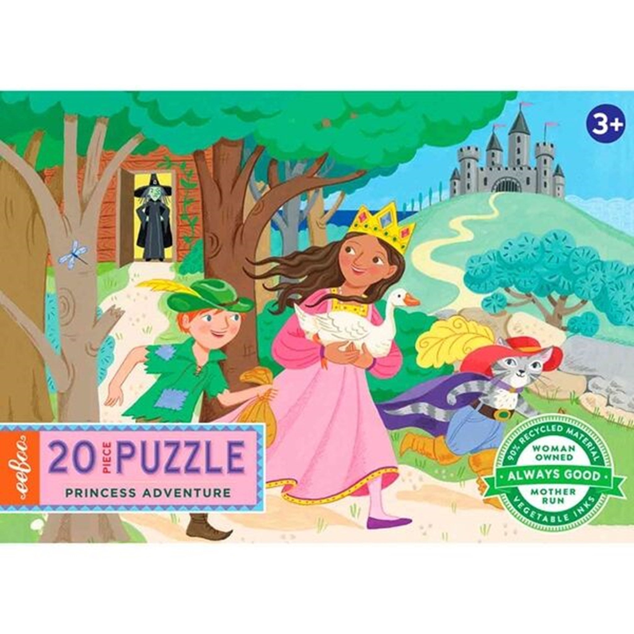 Eeboo Puzzle 20 Pieces - Princess Adventure