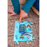 Eeboo Puzzle 100 Pieces - Upcycled Robots