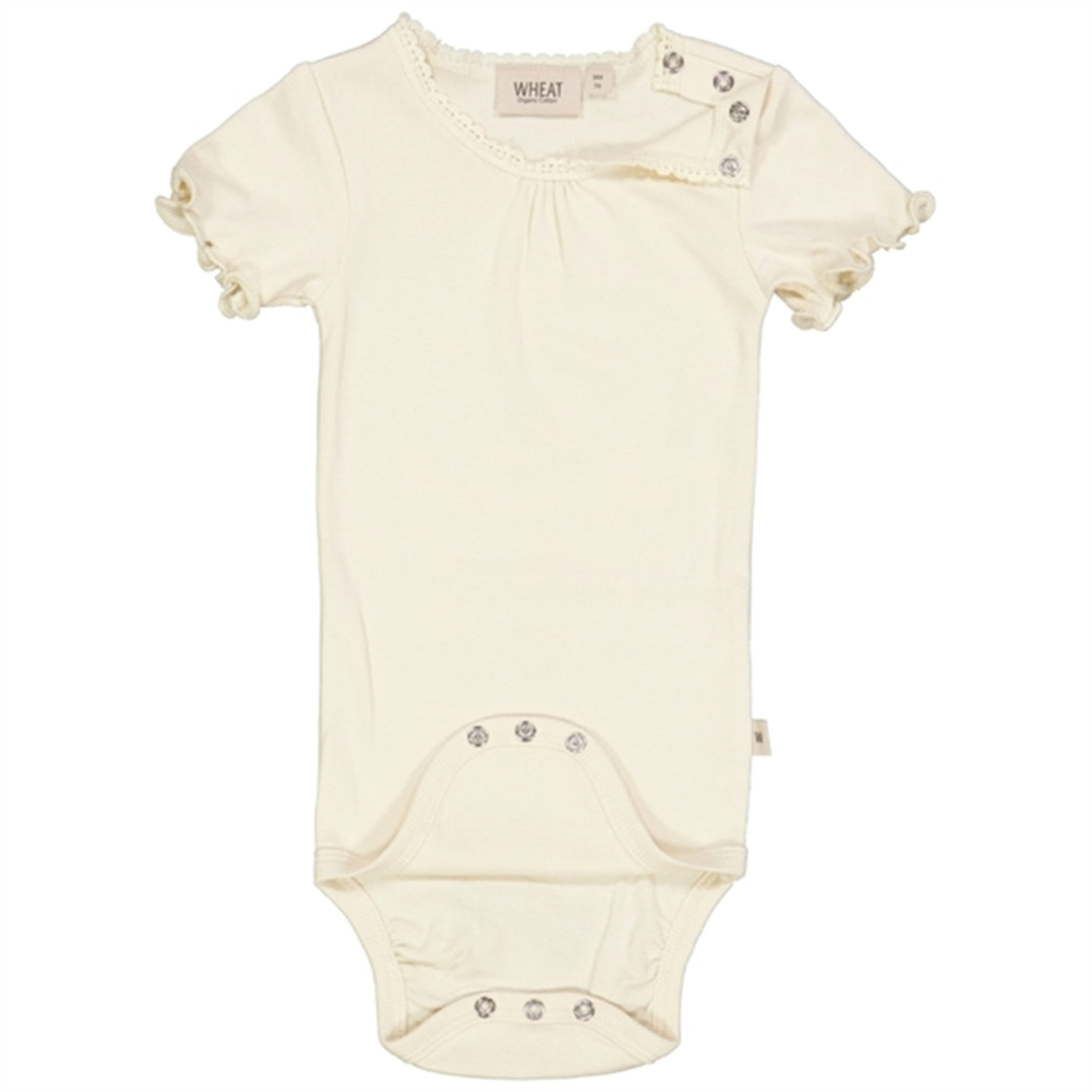 Wheat Eggshell Rib Lace Body