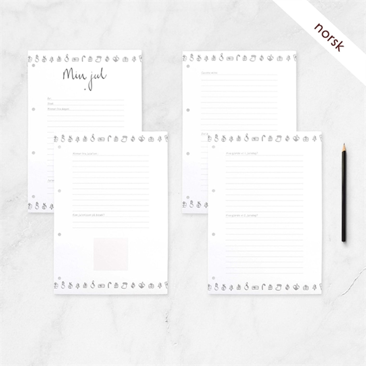 WITHWHITE Ekstra Sider Norsk