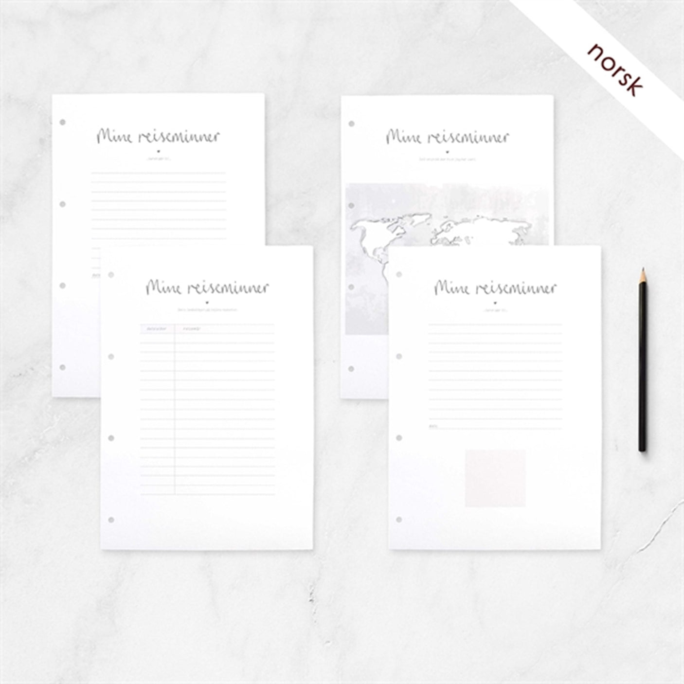 WITHWHITE Ekstra Sider Norsk