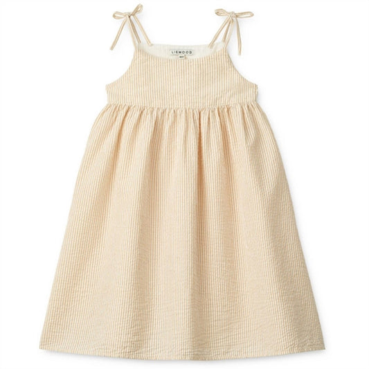 Liewood Y/D Stripe Yellow Mellow/Creme De La Creme Eli Stripe Dress