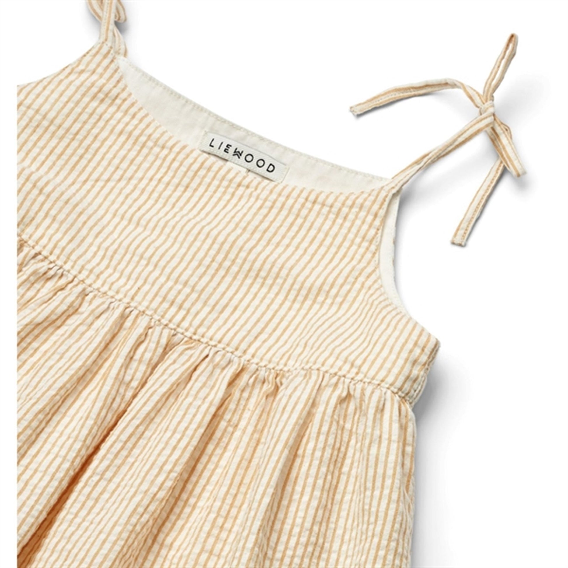 Liewood Y/D Stripe Yellow Mellow/Creme De La Creme Eli Stripe Dress
