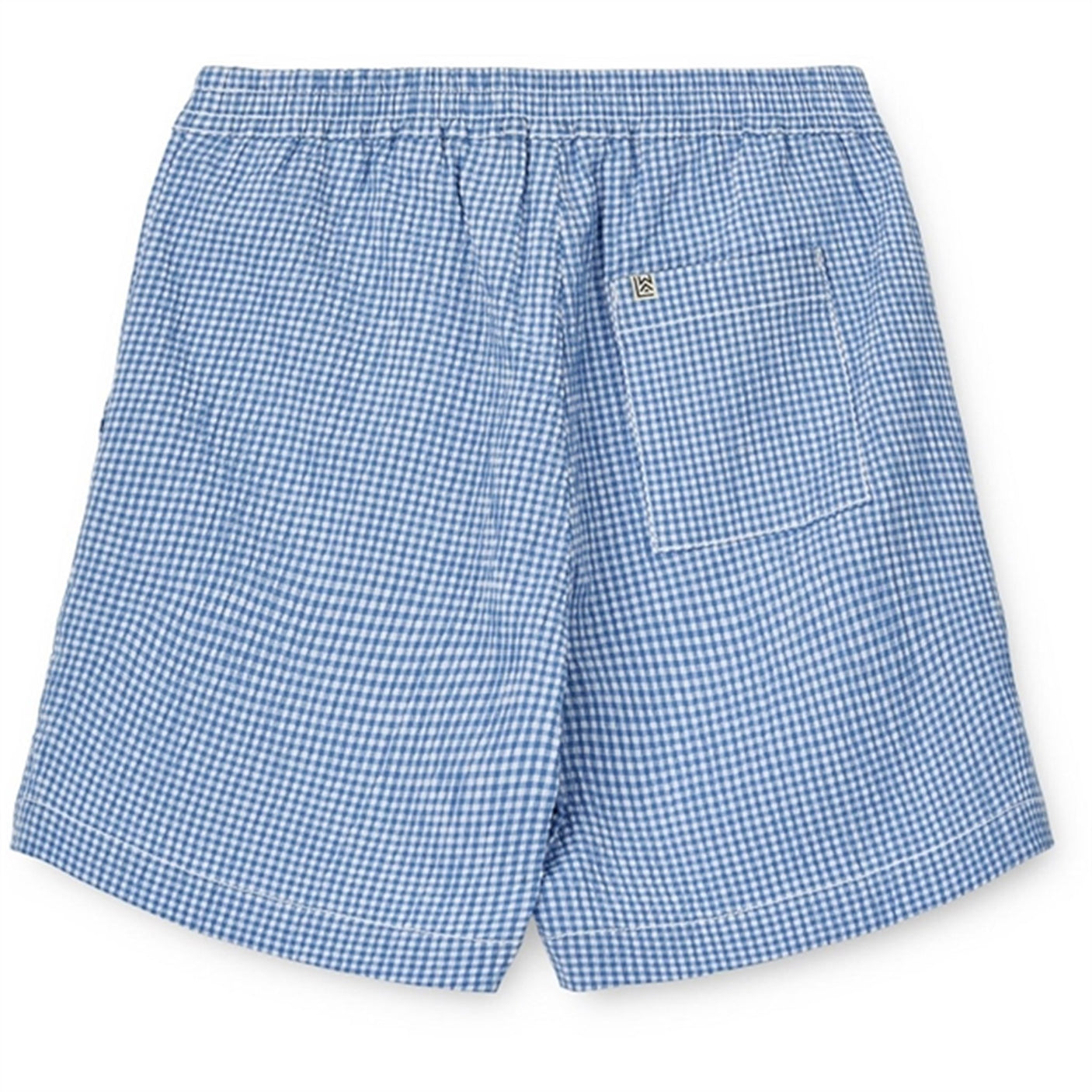 Liewood Y/D Check Riverside/Crisp White Elty Seersucker Check Shorts