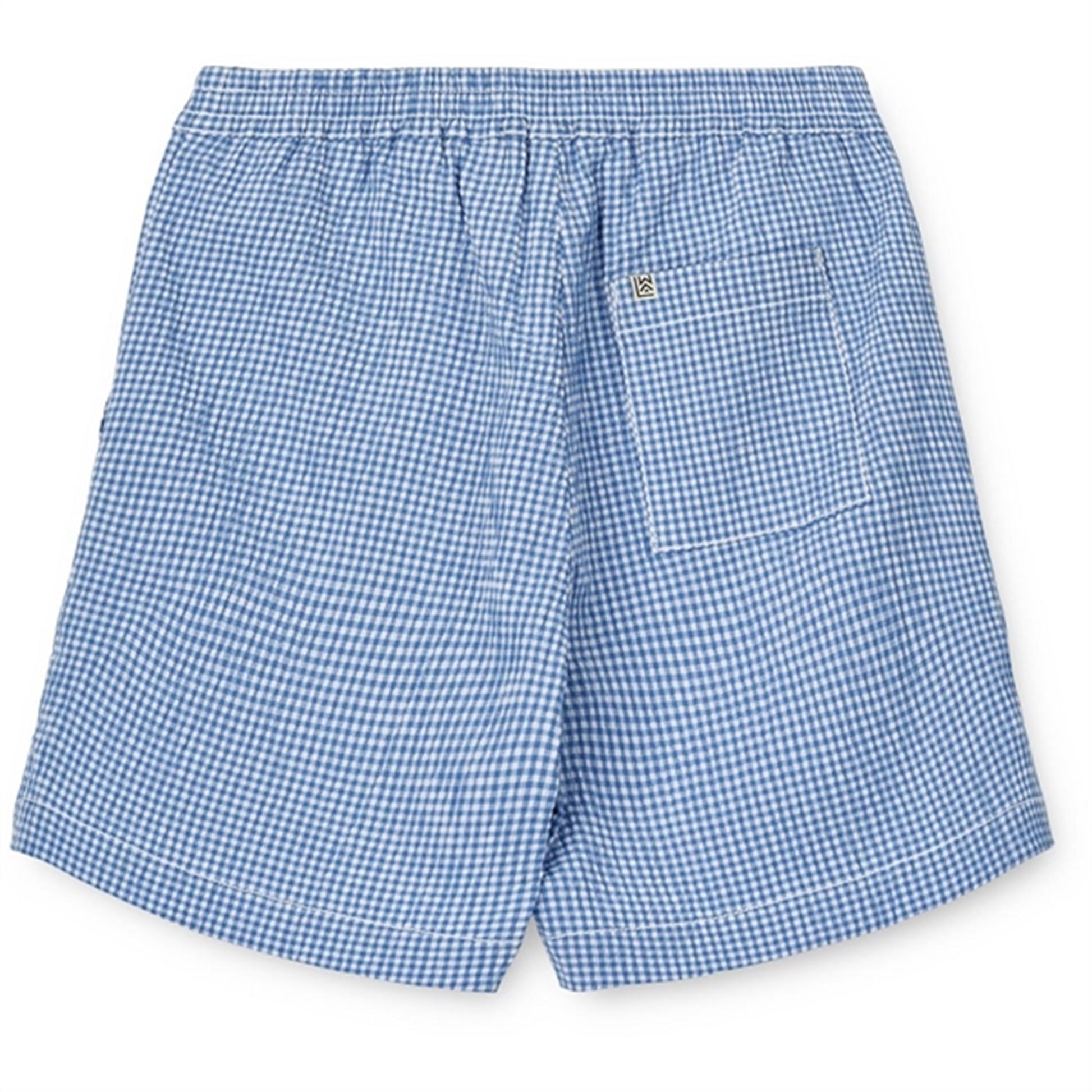 Liewood Y/D Check Riverside/Crisp White Elty Seersucker Check Shorts