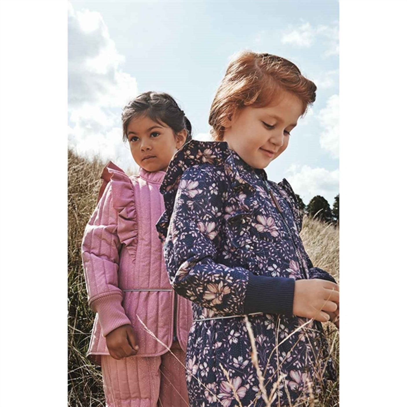 En Fant Thermal Set Lilas m. Guld Glitter