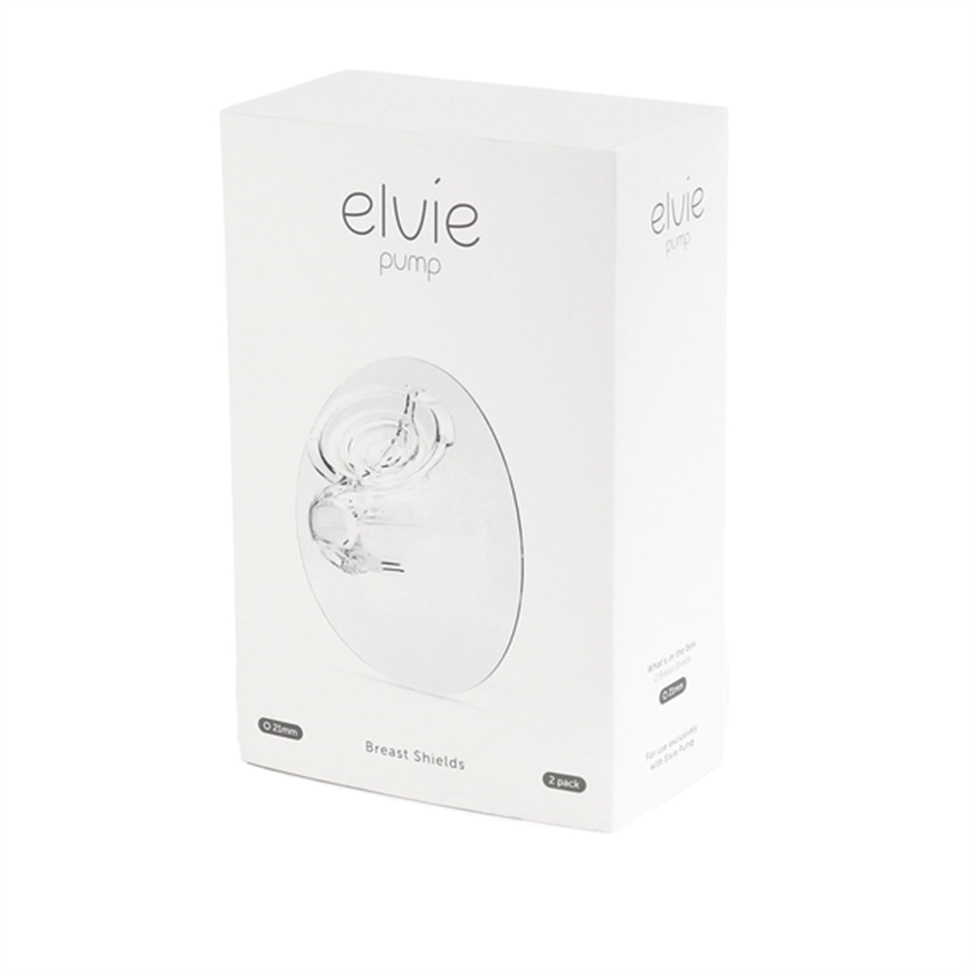 Elvie Breast Shield 21 mm 2-Pack White