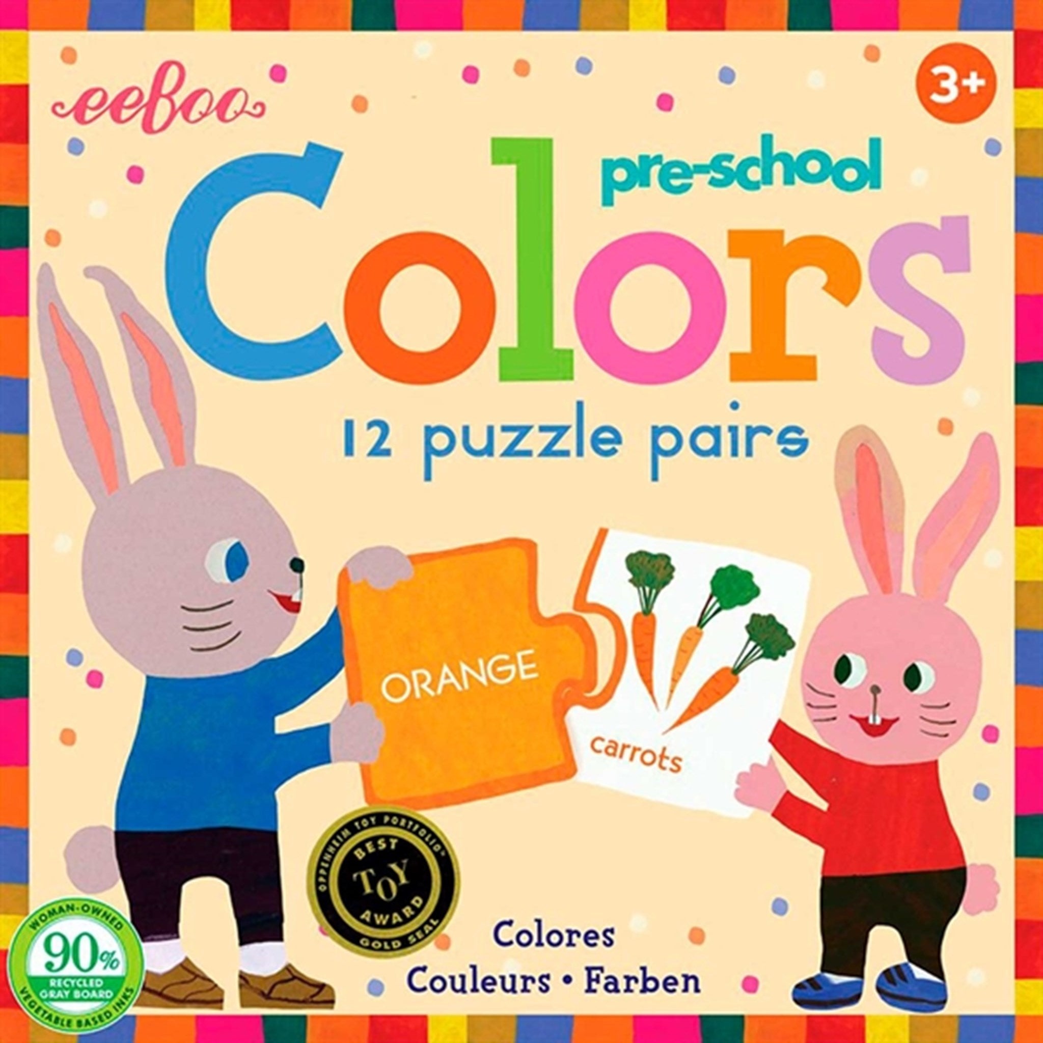 Eeboo Puzzle - Match Colors