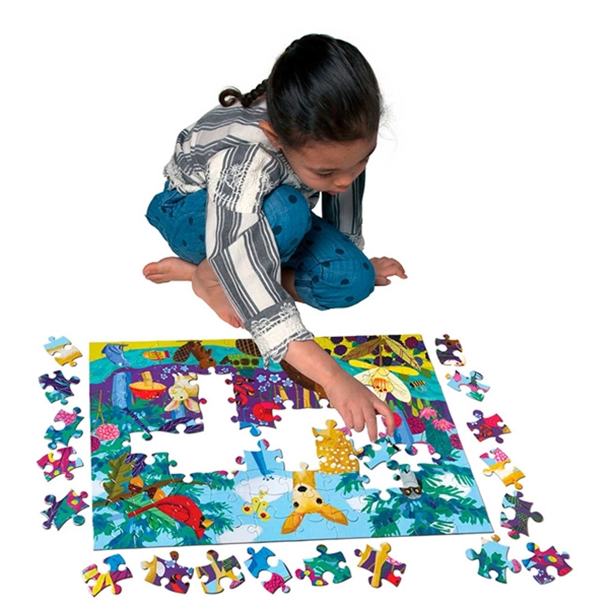 Eeboo Puzzle 100 Pieces - Life On Earth