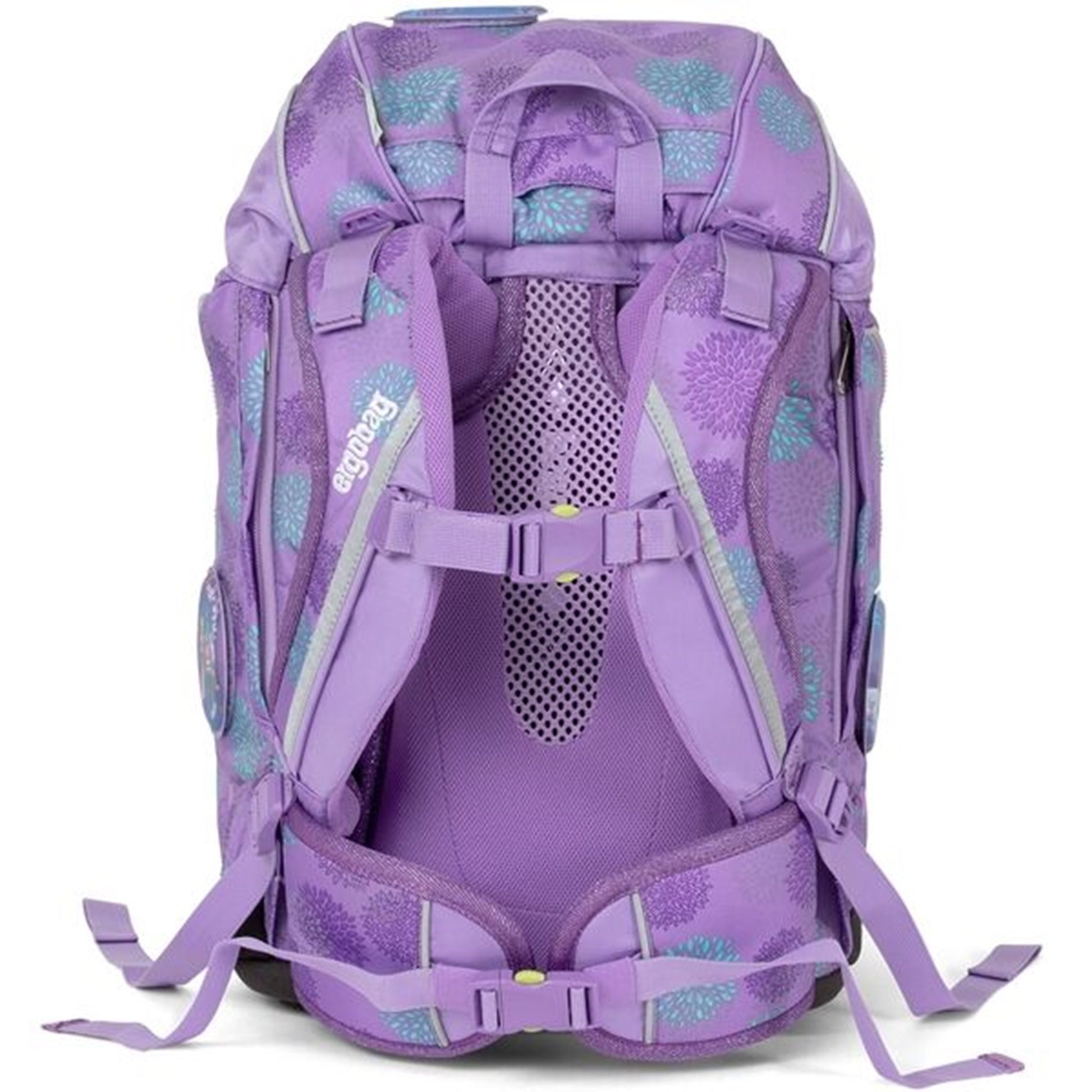 Ergobag Pack Glow School Bag Set SleighBear Purple Ice Flowers 3