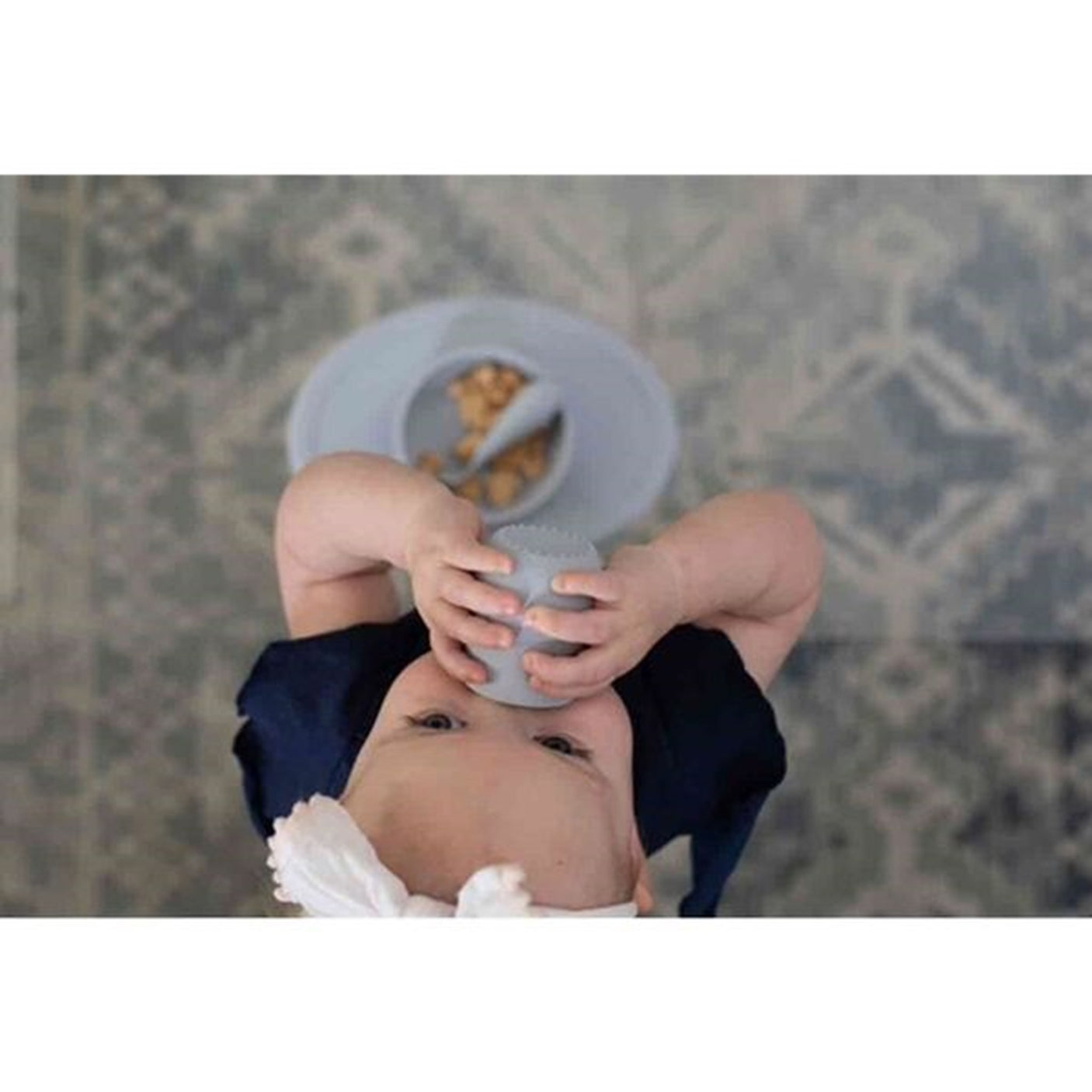 EZPZ Tiny Cup Grey Blue