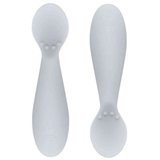 EZPZ Tiny Spoon 2-pack Grey Blue