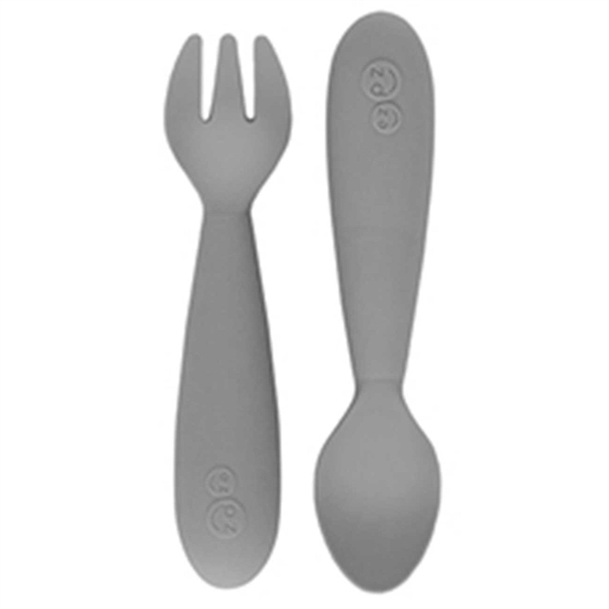 Ezpz Mini Cutlery Set Gray