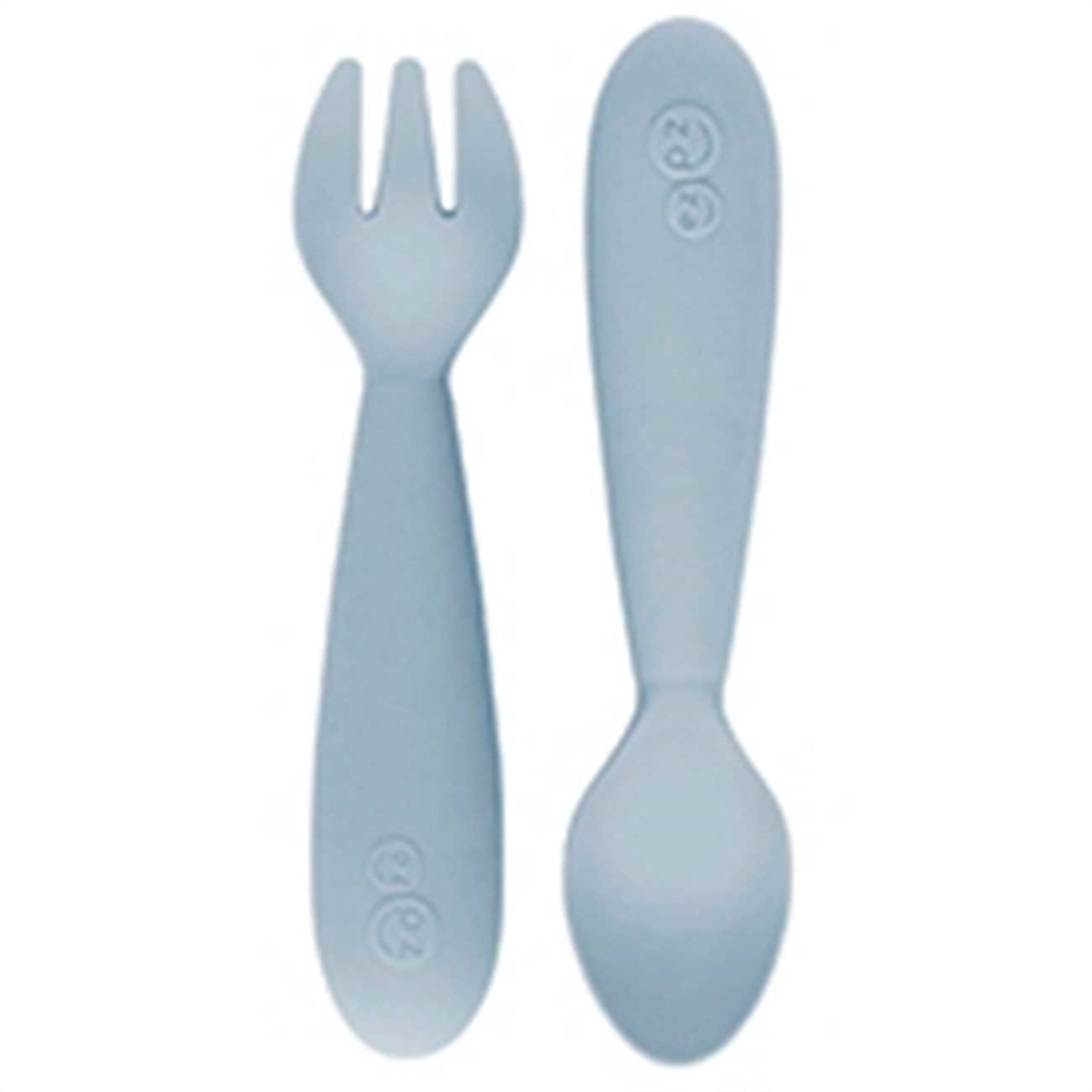 A Little Love Company Mini Cutlery Set Gray Blue