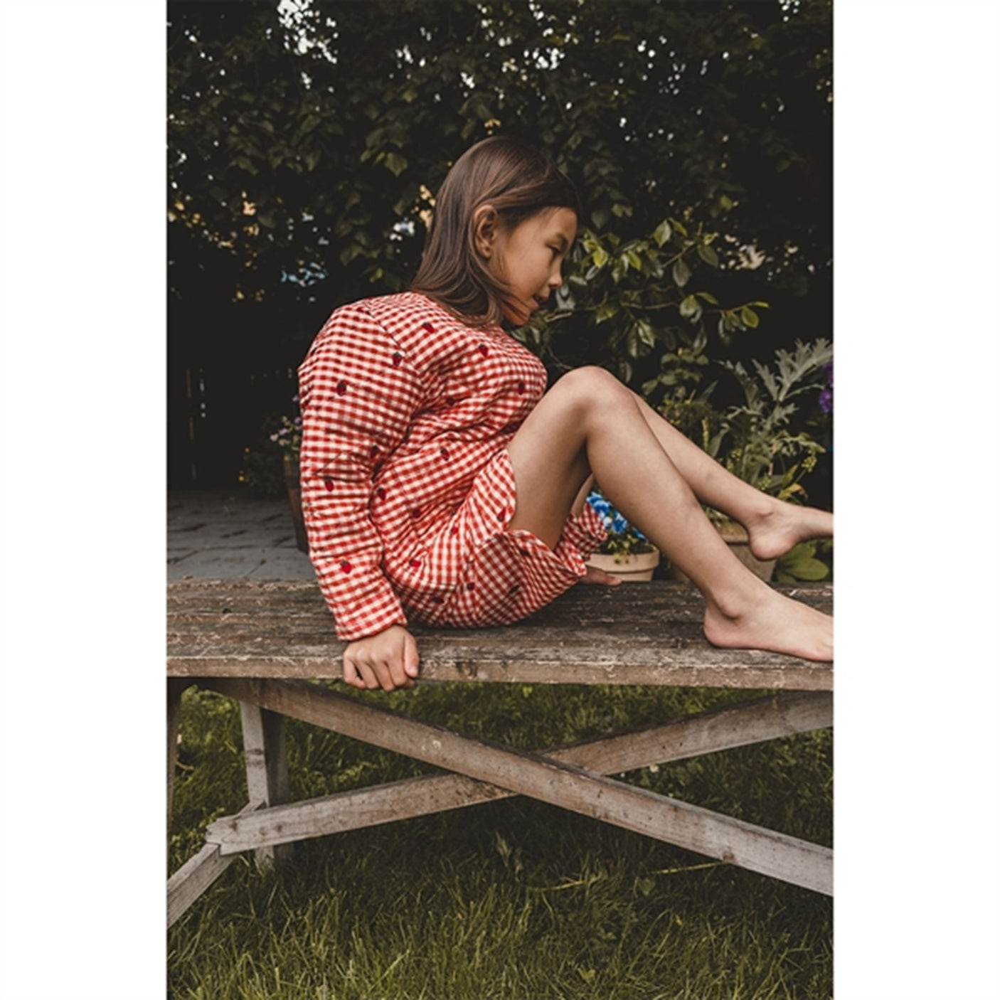 Flöss Molly Jacket Berry Gingham