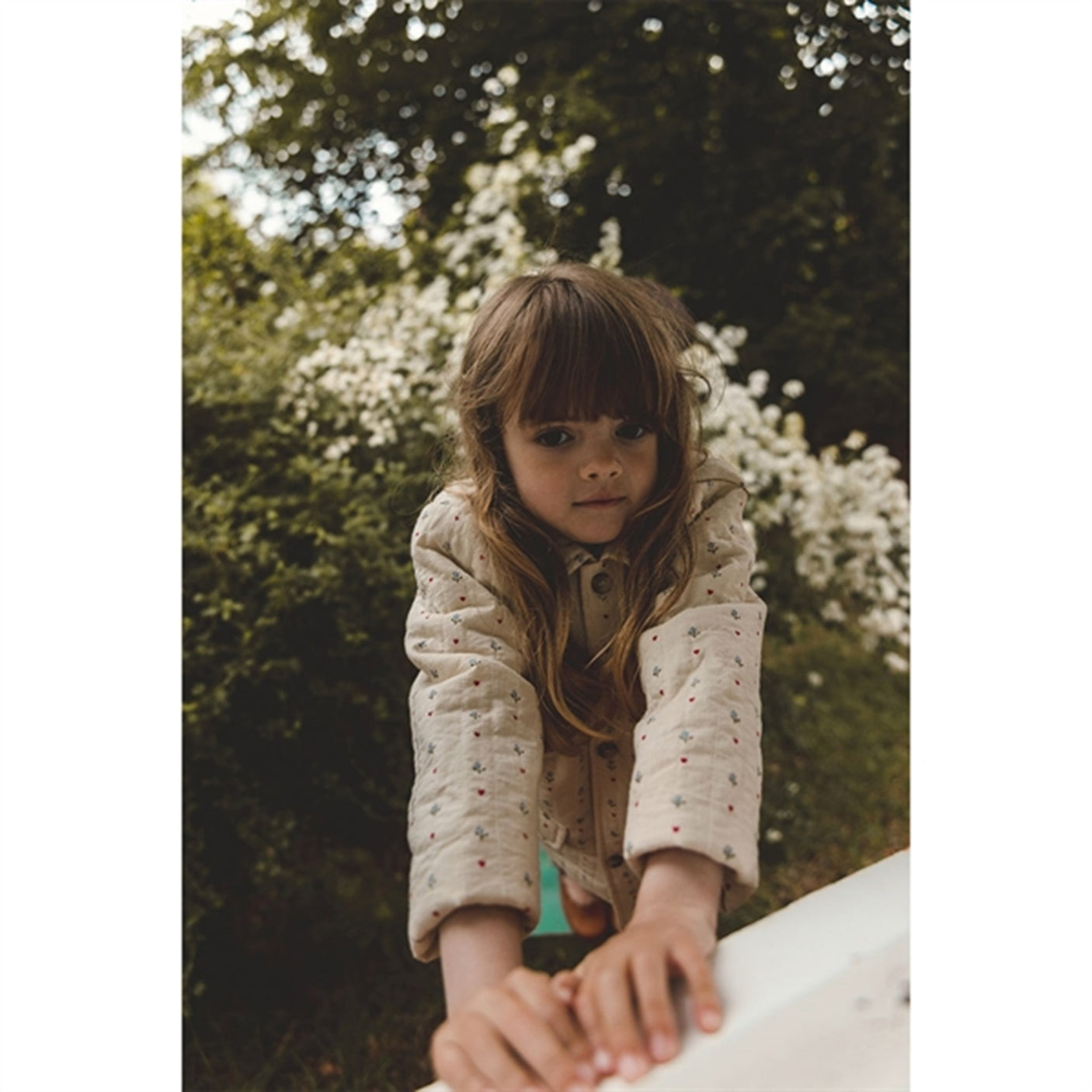 Flöss Wilma Quiltet Jacket Heart Print