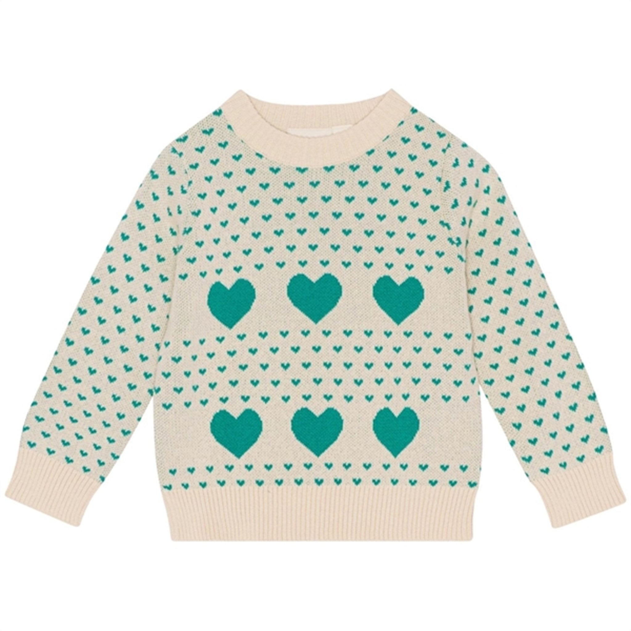 Flöss Zoe Knitted Sweater Leaf Green