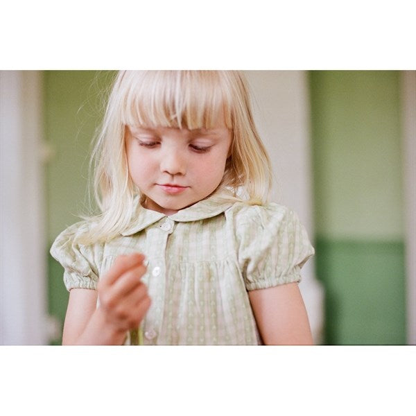 Flöss Stella Dress Lime Gingham