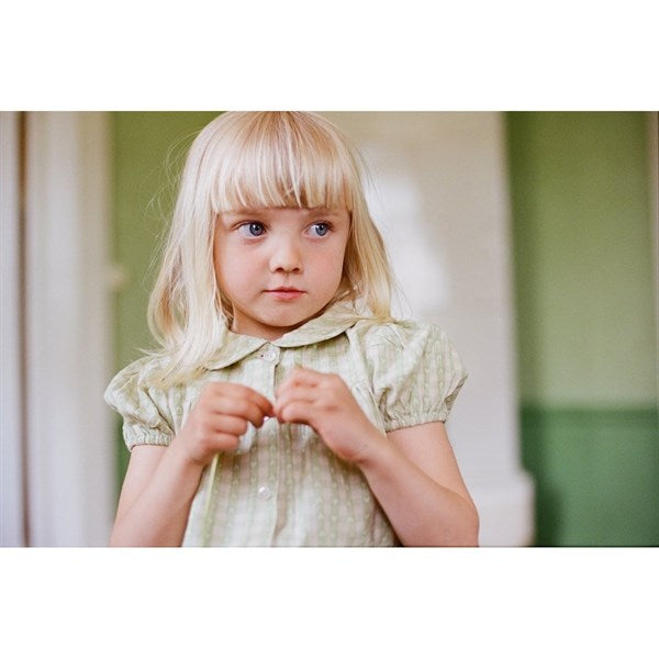 Flöss Stella Dress Lime Gingham