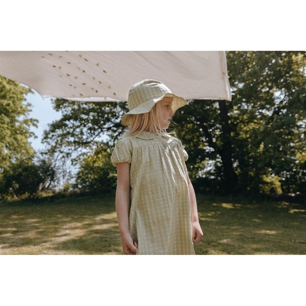 Flöss Stella Sun Hat Lime Gingham